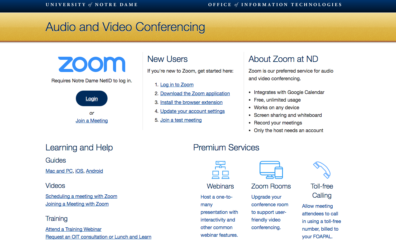 Zoom.nd.edu