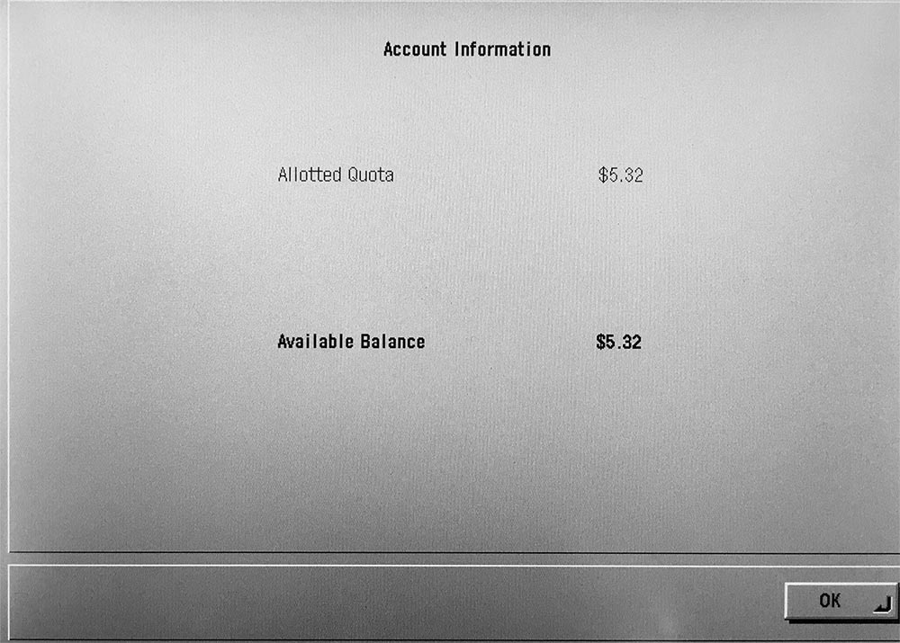 IT Public How do I know what my current print quota is? Notre Dame