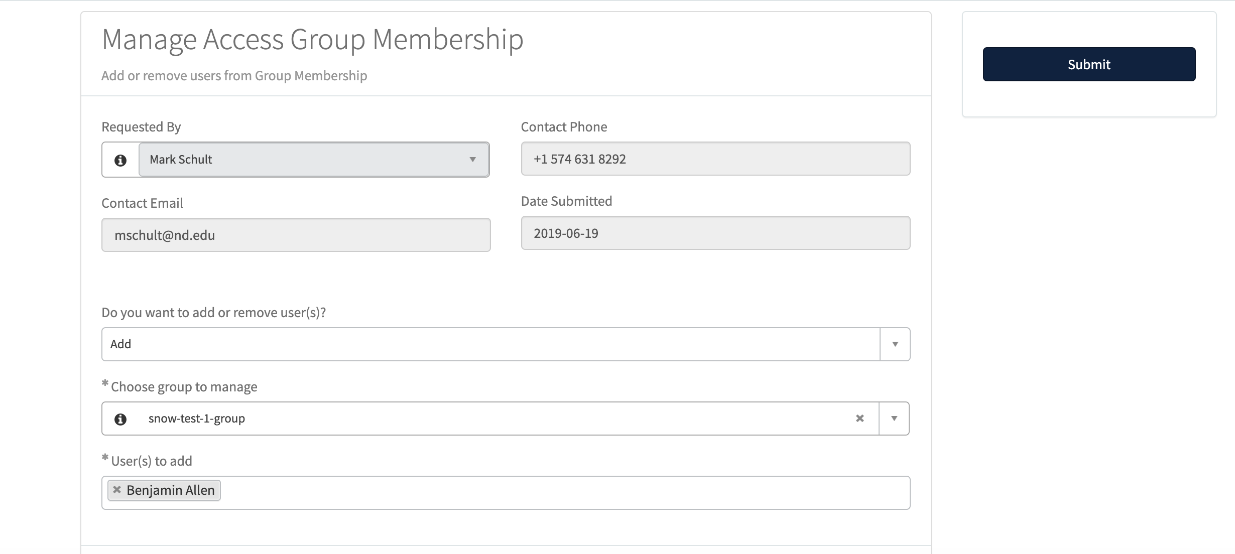 servicenow add user to assignment group
