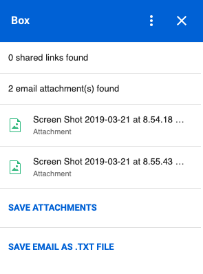 Save attachments
