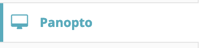Panopto button